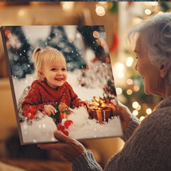 Fotoplátno s vnoučaty