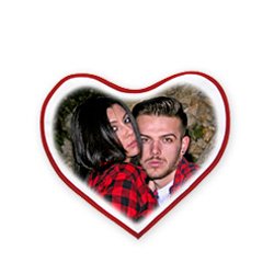 Valentýnský polštářek srdce