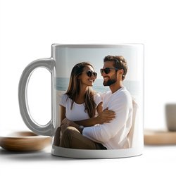 Valentýnský hrnek bílý