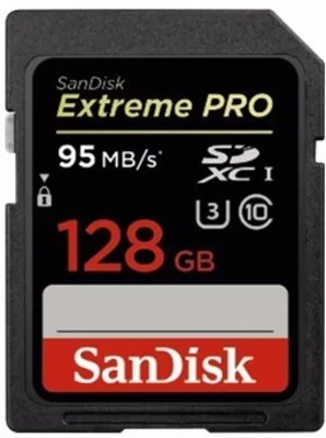 SanDisk SDXC 128GB Extreme Pro UHS-1 95MB/s