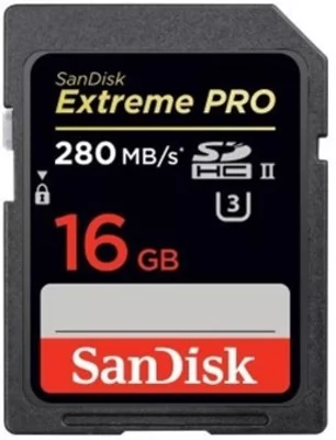SanDisk SDHC 16GB Extreme Pro 250MB/s UHS II