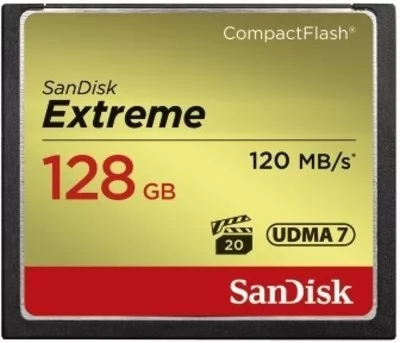 SanDisk CF 128GB Extreme 120MB/s