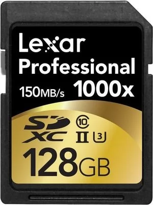 Lexar SDXC 128GB 1000x UHS-II Professional