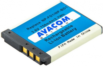 AVACOM pro Sony NP-BD1/NP-FD1 Li-ion 3.6V 750mAh 2.7Wh (tm. modrý