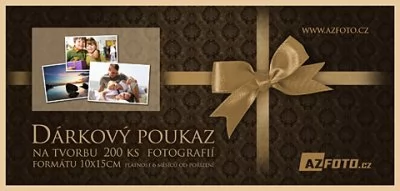 Dárkový poukaz 200ks 10x15