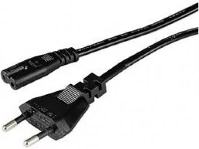 Hama síťový napájecí kabel, 2pólová vidlice, 1,5 m