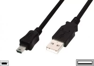 Digitus USB kabel mini B 1m