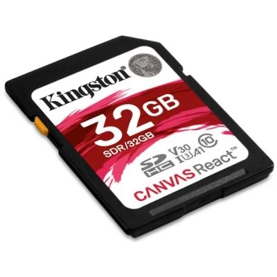 KINGSTON SDHC Canvas React 32GB 100R/80W