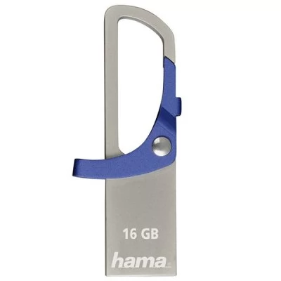 Hama flashPen "Hook-Style"  16 GB 15 MB/s, modrá