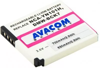 AVACOM pro Panasonic DMW-BCK7 Li-ion 3.6V 800mAh 2.9Wh verze 2011