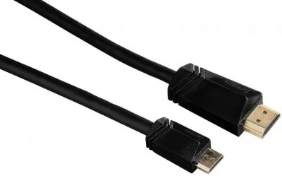 Hama mini HDMI kabel vidlice - vidlice typ C, pozlacený, 3*, 1,5 m