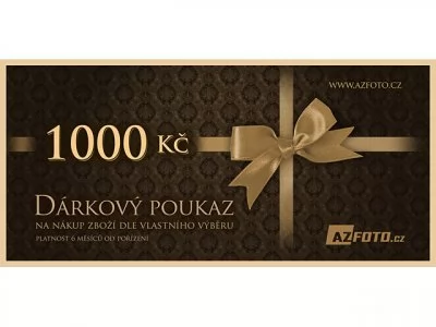 Dárkový poukaz 1000 Kč