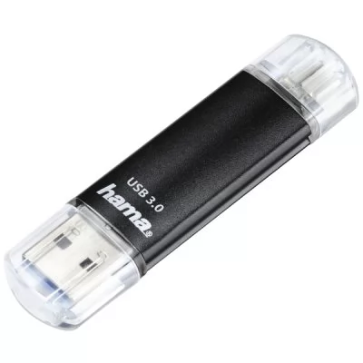 Hama flashPen "Laeta Twin" 8 GB 10 MB/s, šedá