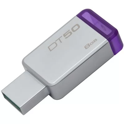 KINGSTON 8GB USB 3.0 DataTraveler 50 fialový