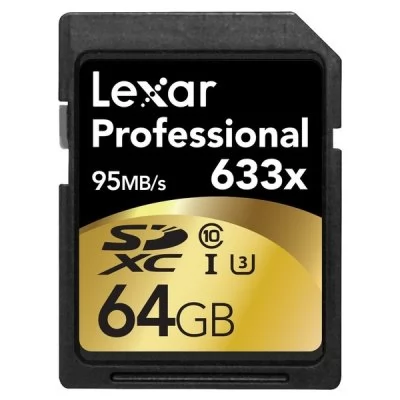 LEXAR Professional SDXC 64GB 633x Class 10