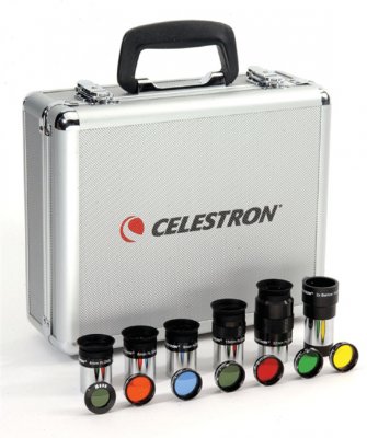 Celestron Eyepiece KIT - výměné okuláry a filtry k hvězdářským dalekohledům SET 1,25" (94303)