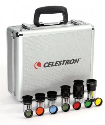 Celestron Eyepiece KIT - výměné okuláry a filtry k hvězdářským dalekohledům SET 1,25" (94303)