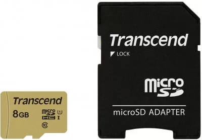 Transcend 8GB SDHC 500S (Class 10) UHS-I U1 (Ultimate)