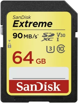 SANDISK Extreme SDXC 64GB UHS1 90MB/s class10