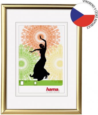 Hama rámeček plastový MADRID, zlatá, 13x18 cm