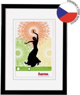 Hama rámeček plastový MADRID, černá, 13x18 cm