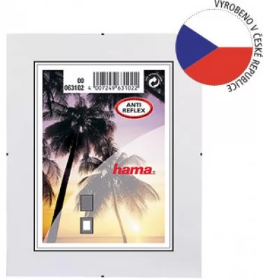 Hama clip-Fix, antireflexní sklo, 25x38cm