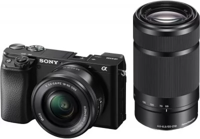 SONY ILCE-6100 Alfa 6100 + 16-50mm + 55-210mm objektiv 