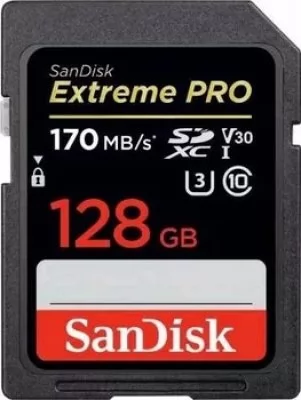 SANDISK ExtremePRO SDXC 128GB 170MB/s