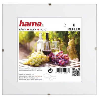 Hama Clip-Fix, normální sklo, 40x40 cm