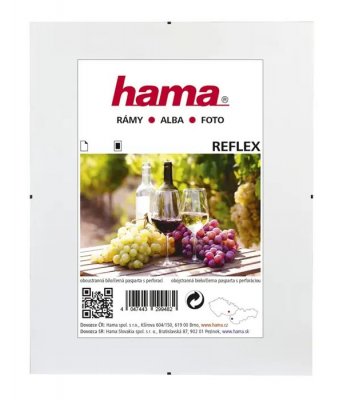 Hama Clip-Fix, normální sklo, 13x18 cm 