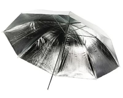 Camlink St.deštník 100cm stříbrný