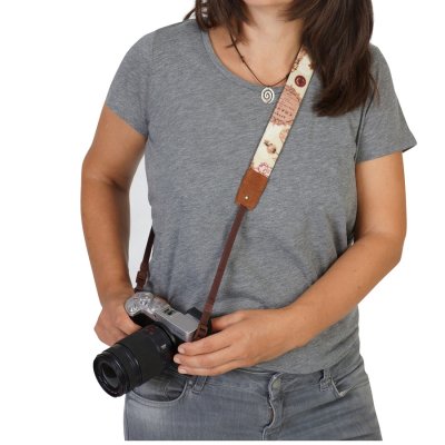 KALAHARI popruh pro fotoaparát VINTAGE, šíře 30mm, max. délka 105cm
