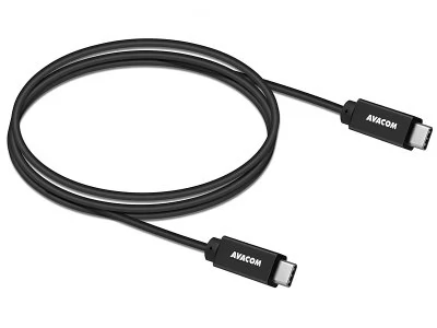 Datový a nabíjecí kabel USB -  A / USB - C, 100cm, černý