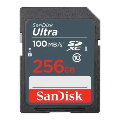 SanDisk Ultra 256GB SDXC Memory Card 100MB/s