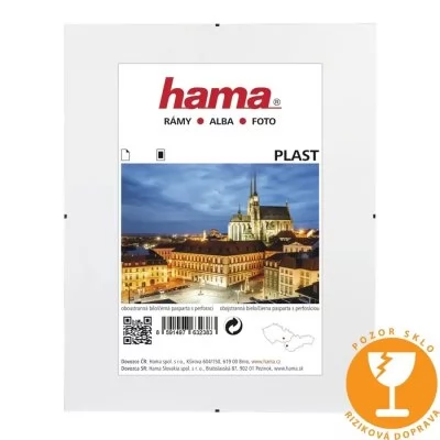 Hama clip-Fix, průhledný plast, 40x60cm
