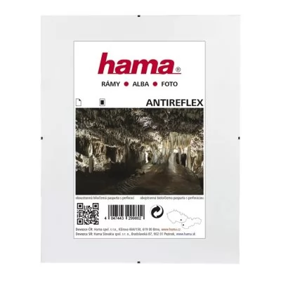 Hama clip-Fix, antireflexní sklo, 13x18cm