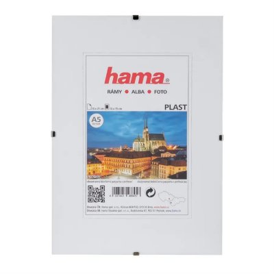 Hama Clip-Fix, plastové sklo, 15x21 cm