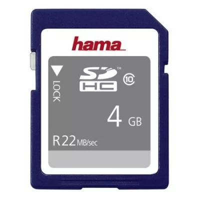 Hama SDHC 4 GB 22 MB/s CLASS 10