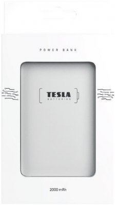 Tesla PowerBank 2.000 BLUE bílá