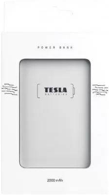 Tesla PowerBank 2.000 BLUE bílá