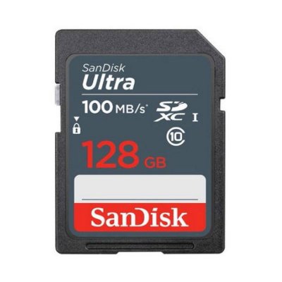 SanDisk Extreme 128GB SDXC Memory Card 100 MB/s   UHS-I, Class 10