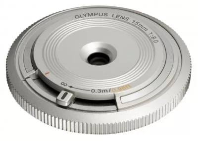 Olympus 15mm F8 - stříbrný