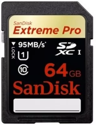 SanDisk SDXC 64GB Extreme Pro 95MB/s